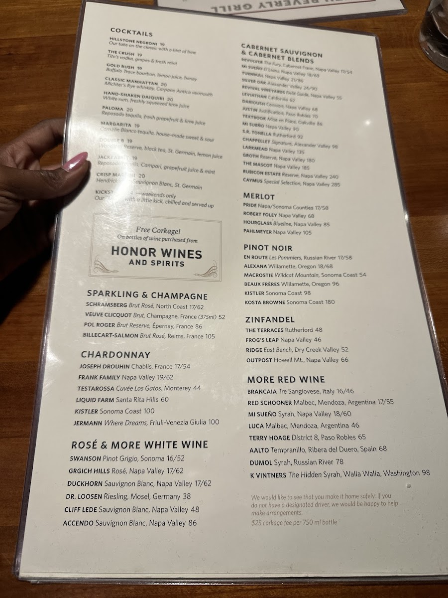 South Beverly Grill Menu - Image 2